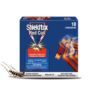 Shieldtox Hexagon Mosquito Red Coil 10s